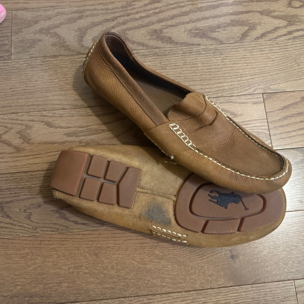 Polo Ralph Lauren Telly Leather Penny Loafers – Men’s Size 10.5 - Picture 3 of 8